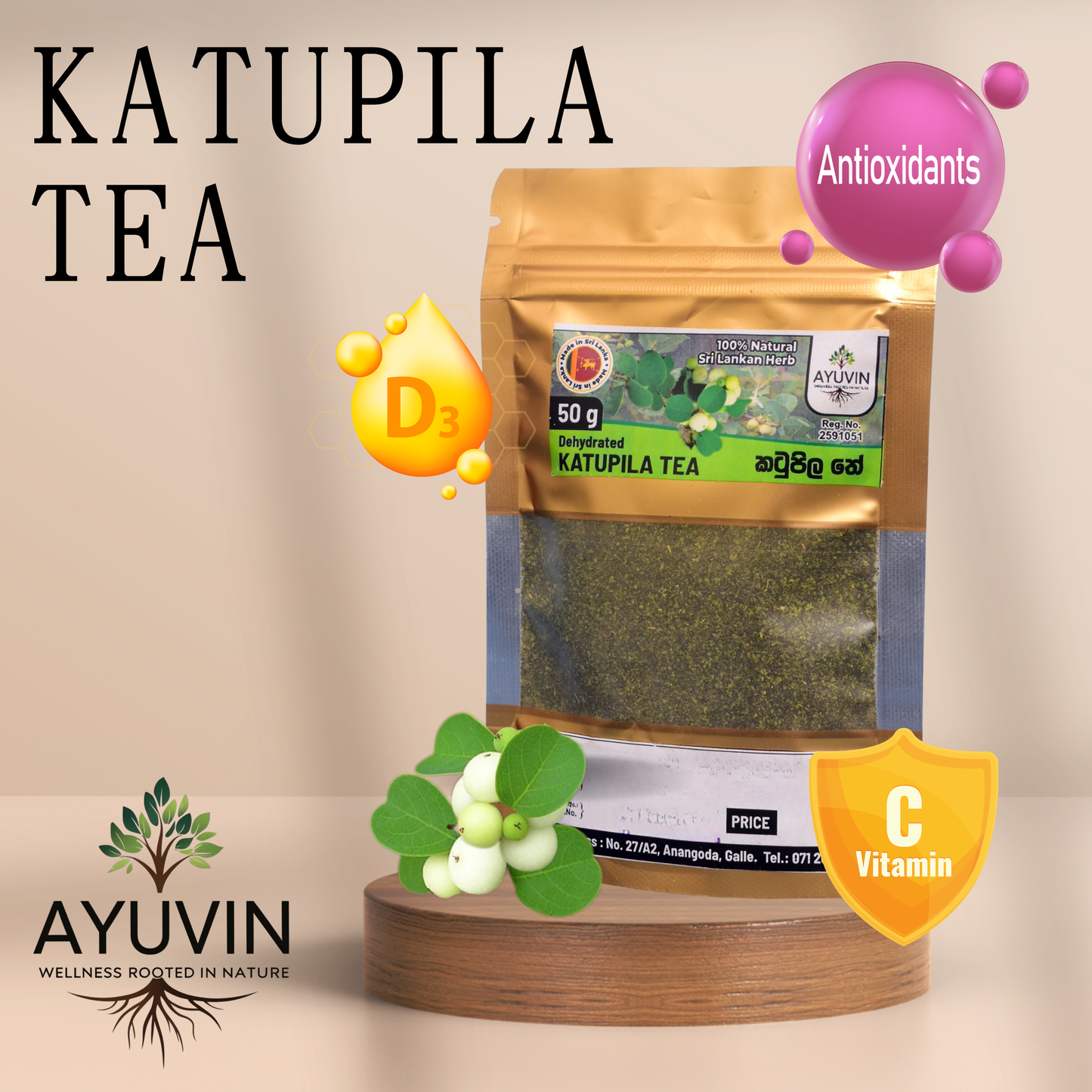 Ayuvin Katupila Herbal Tea – Natural Detox & Wellness